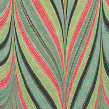 Multi-colored Marbled Chevron Print Italian Paper ~ Tassotti